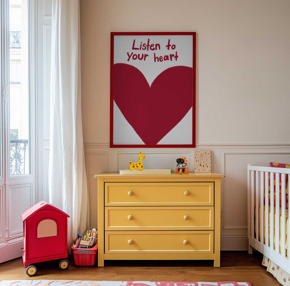 Hjertets Hvisken Plakat