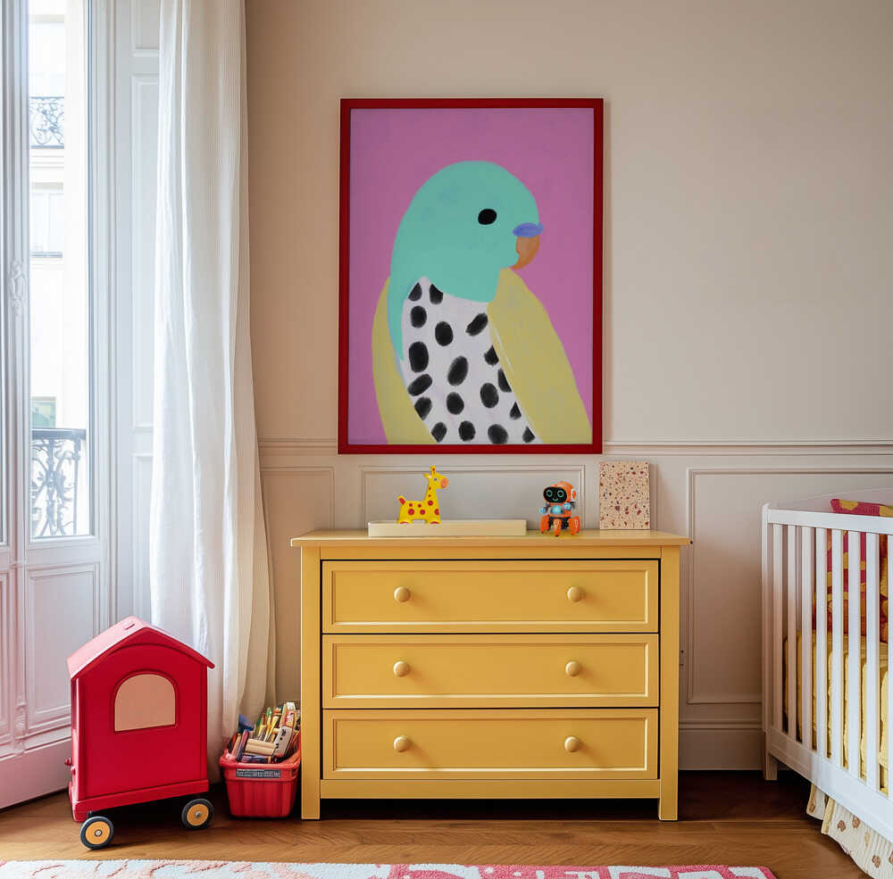 Prikkete Undulat Plakat