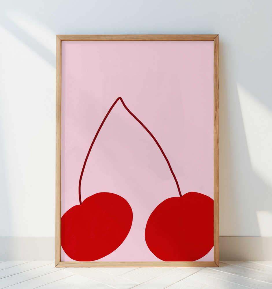 Kirsebær Duo Fryd Plakat