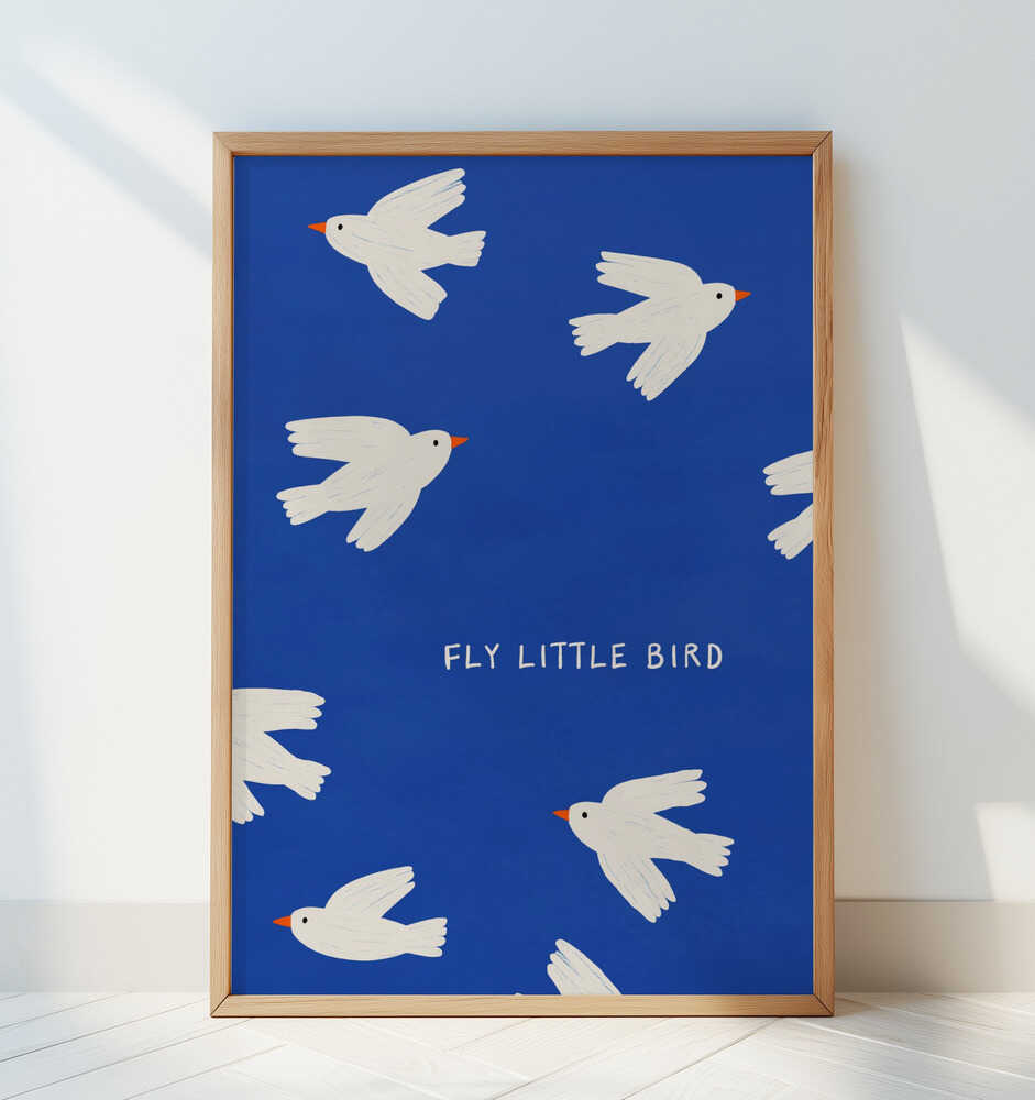 Fly Lille Fugl Plakat