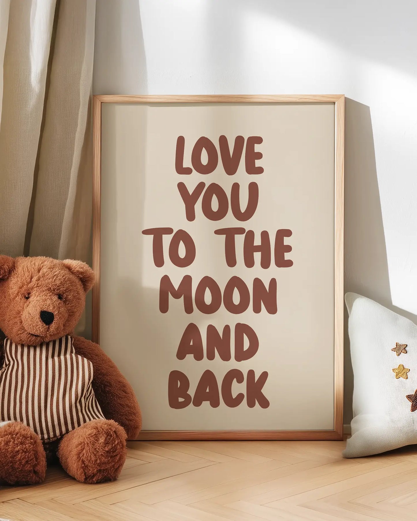 Love You To The Moon And Back Plakat