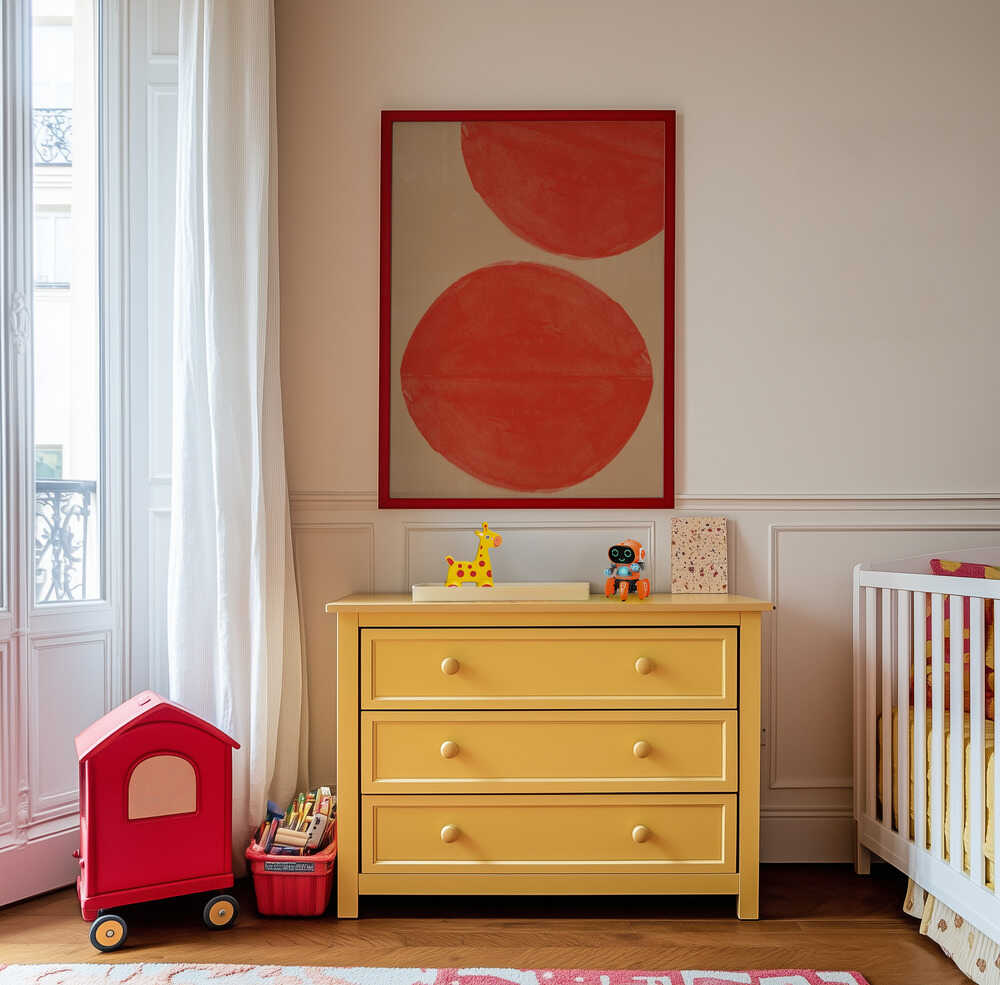 Karmosin Blomstring Plakat