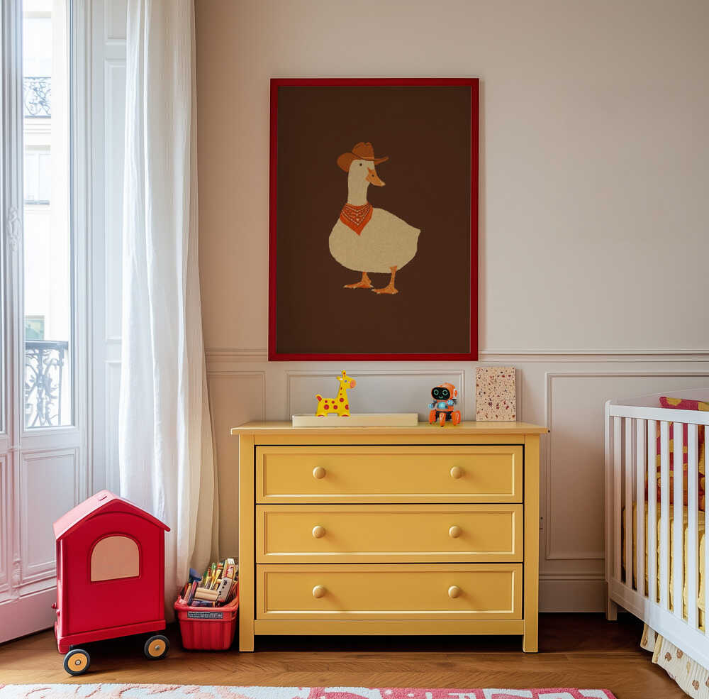 Bo cowboy-anden Plakat