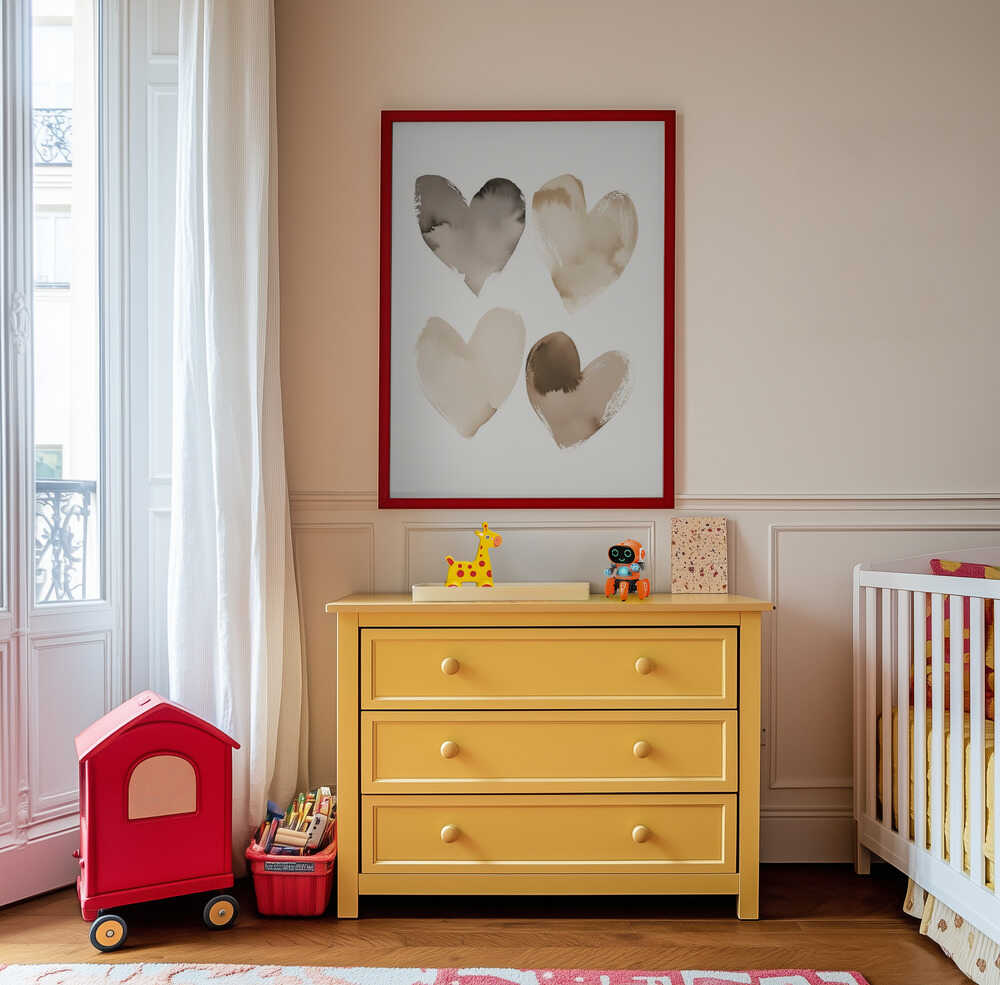 Jordnære Hjerter Plakat