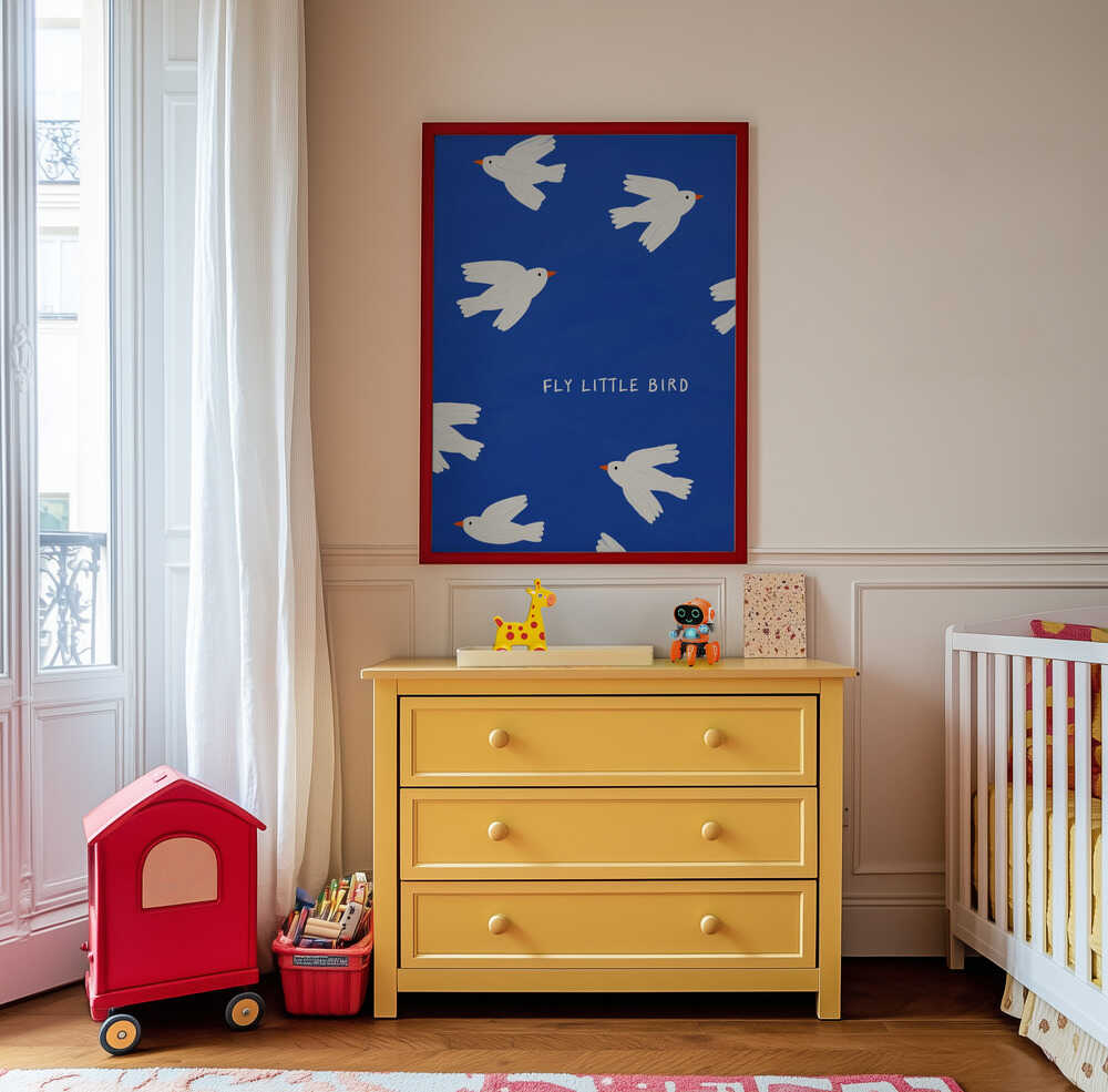 Fly Lille Fugl Plakat