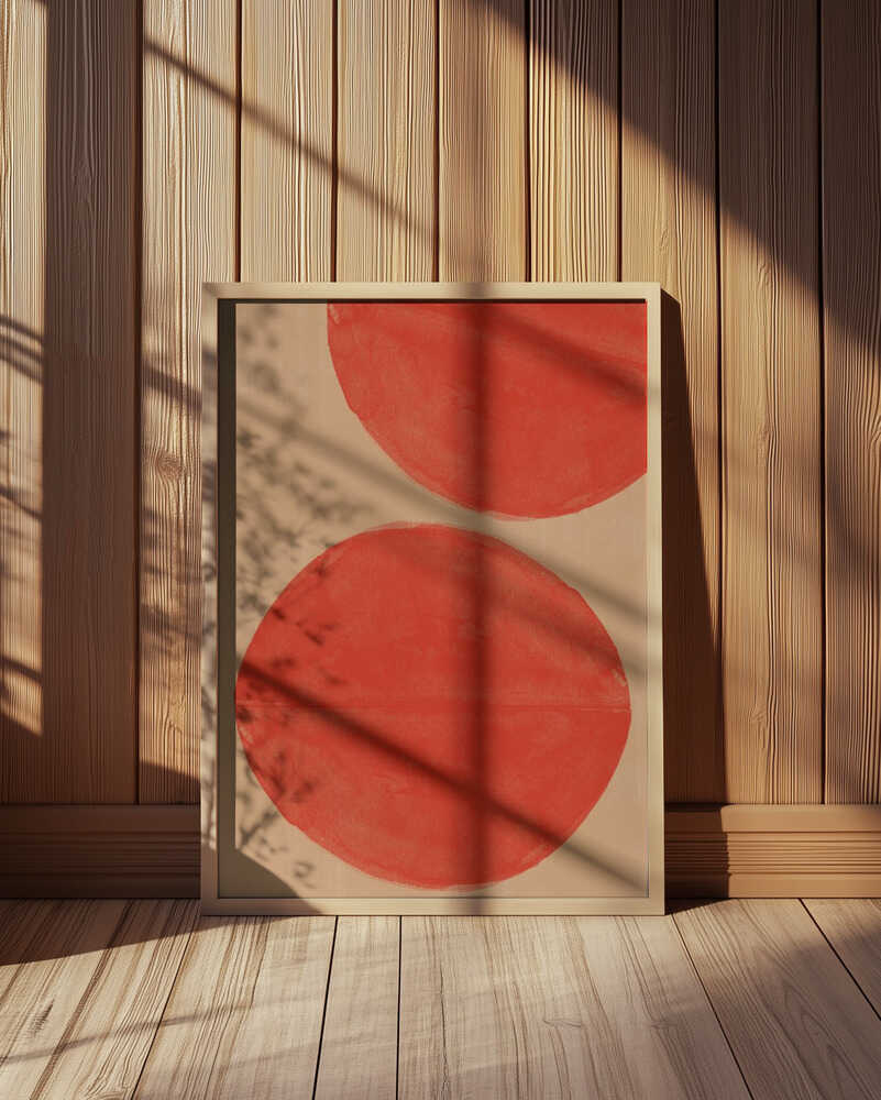 Karmosin Blomstring Plakat