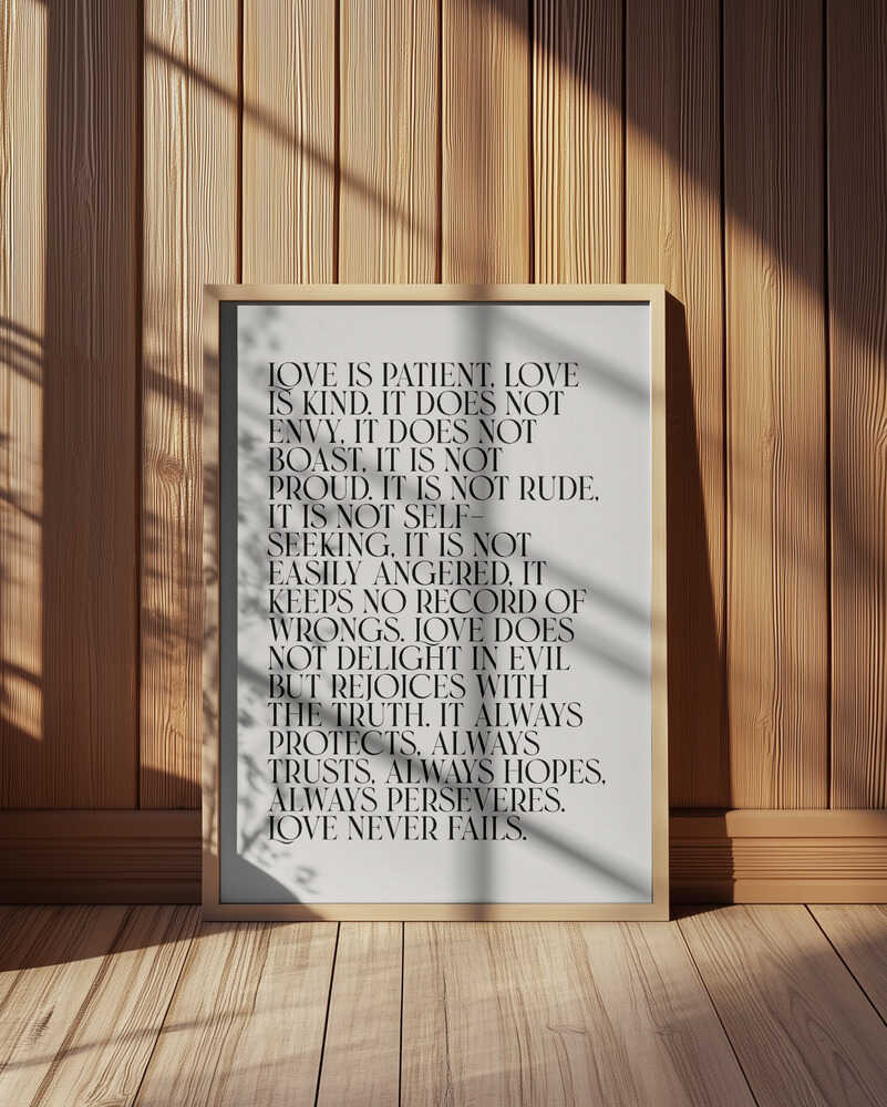 Kjærligheten Svikter Aldri Plakat