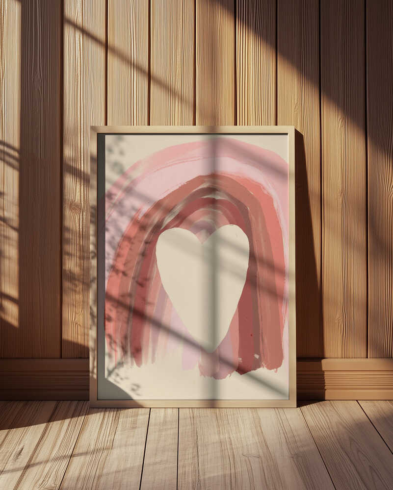 Hjertelig Regnbue Plakat