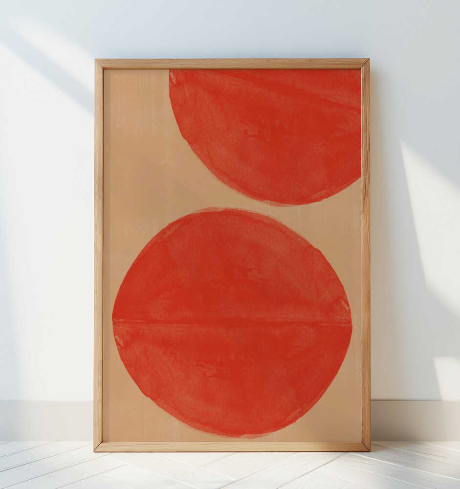 Karmosin Blomstring Plakat