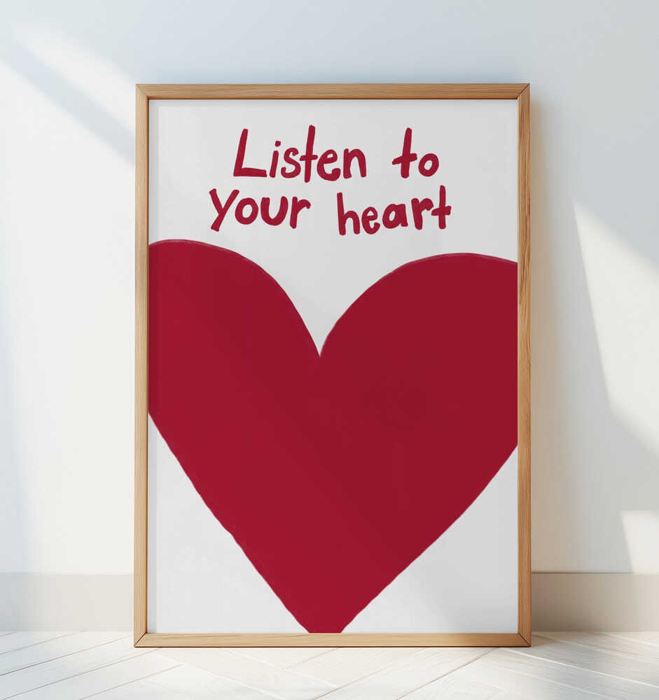 Hjertets Hvisken Plakat