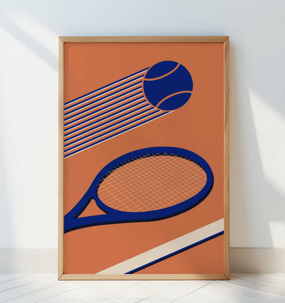 Tennis 80s Plakat
