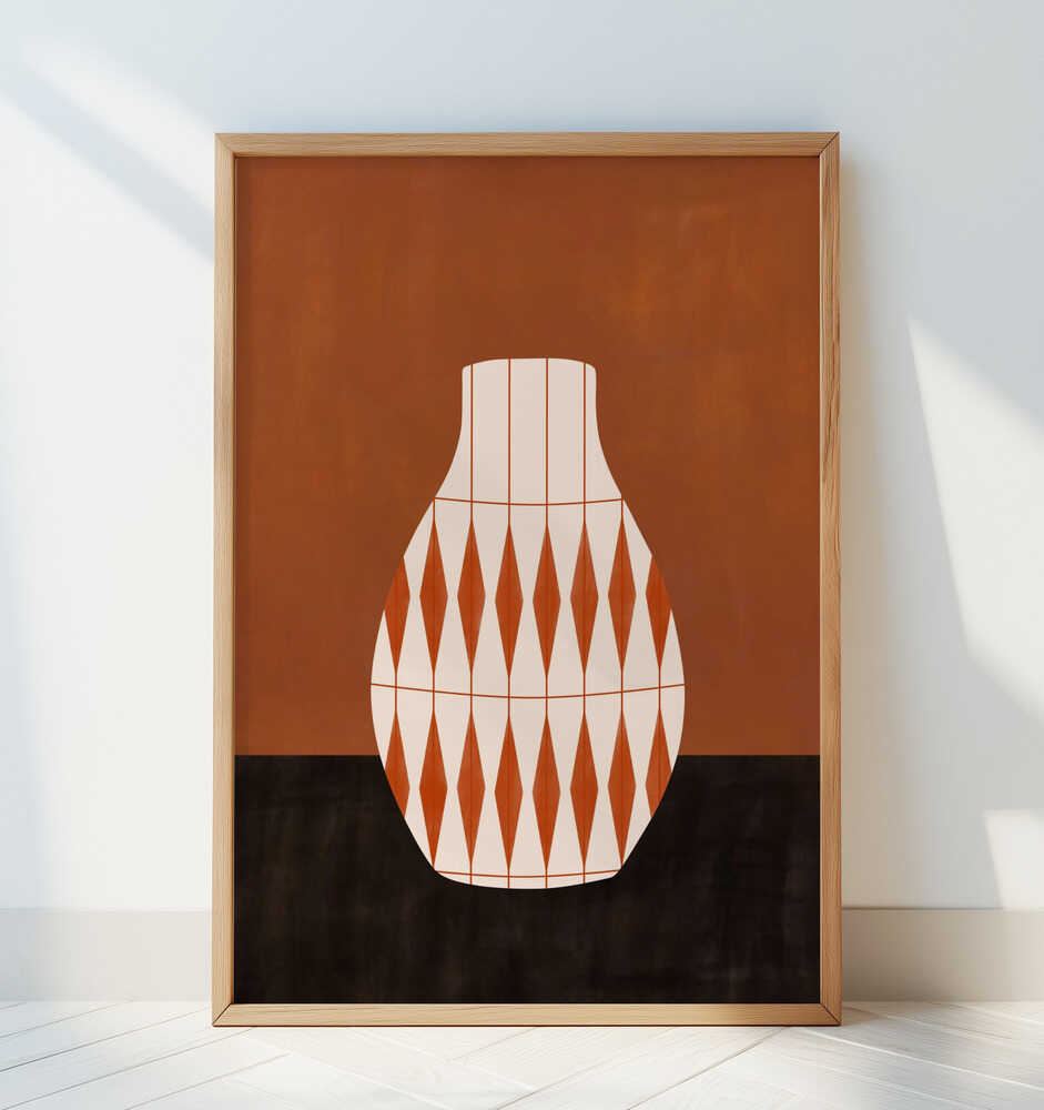 Terrakotta Vase Plakat