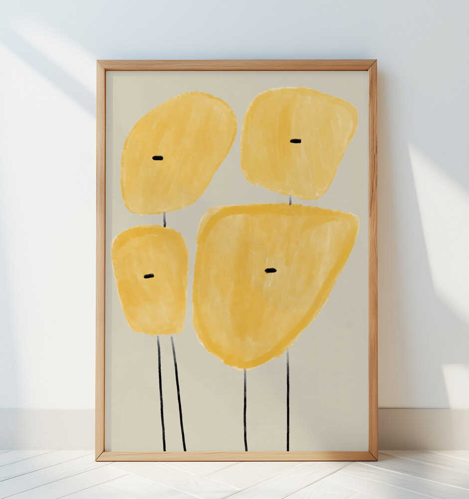 Gyldne Kronblad Plakat