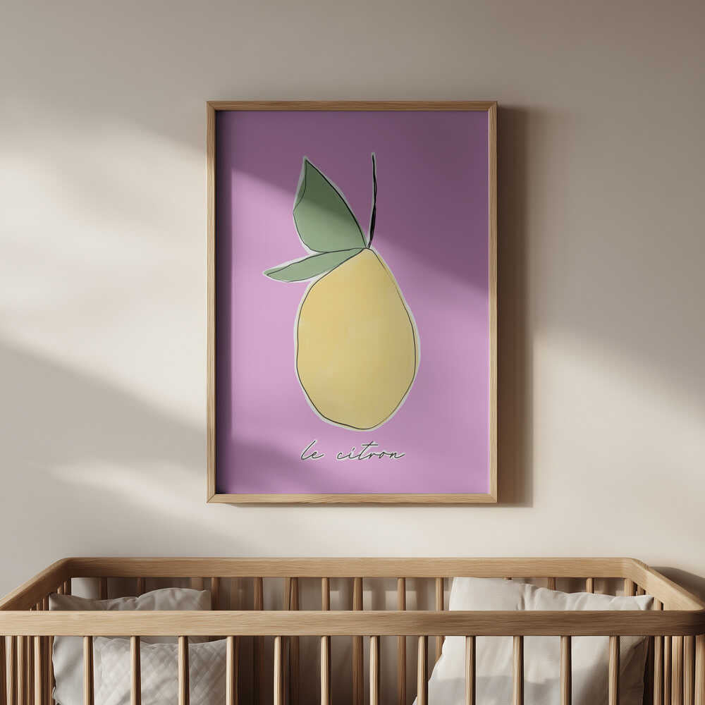Le Citron Rosa Plakat