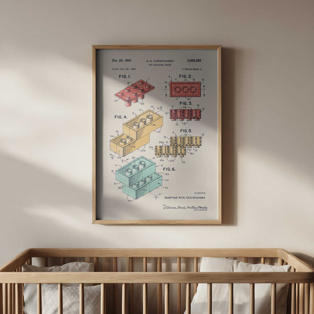 Lego Patent Plakat