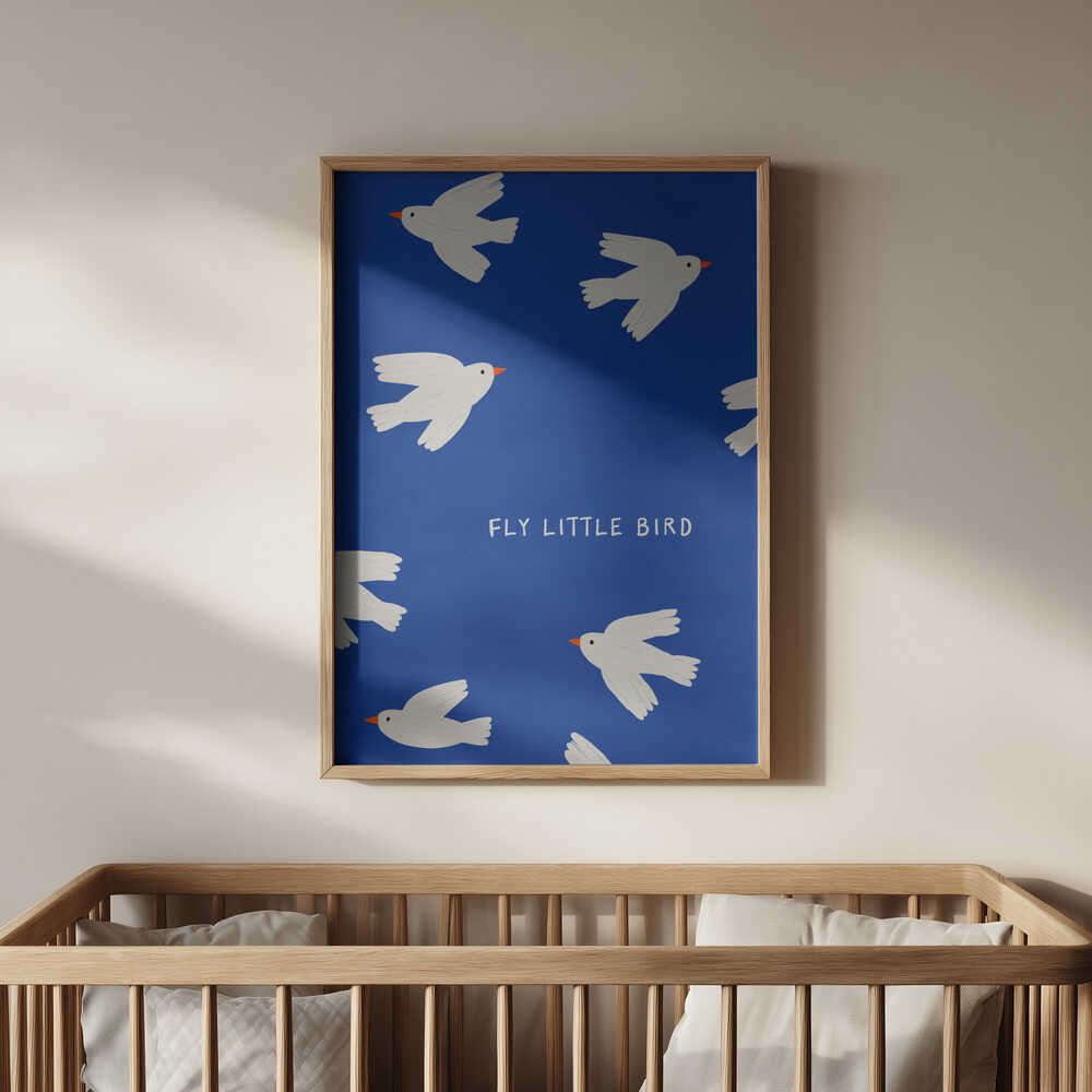 Fly Lille Fugl Plakat